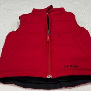 L.L. Bean Kids Reversible Down Filled Vest